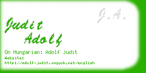 judit adolf business card